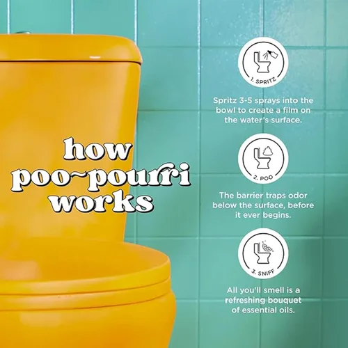 Miniatura 6 de Poo-Pourri Before-You-Go - Recarga de spray para inodoro, lavanda menta, 16 onzas líquidas, hasta 800 usos, desodorizante de olores de baño