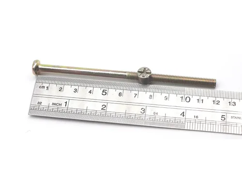 Miniatura 4 de Pernos y tuercas para litera, paquete de 12 tornillos de llave hexagonal M6x120mm y tuercas de barril para muebles, sillas, cunas, cunas con llave