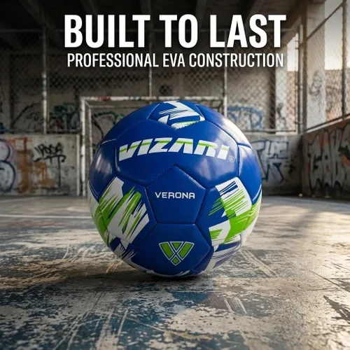 Miniatura 3 de Vizari Verona - Balón de fútbol para exteriores con carcasa TPS duradera y vejiga de butilo reforzada, pelota de fútbol juvenil ideal para práctica