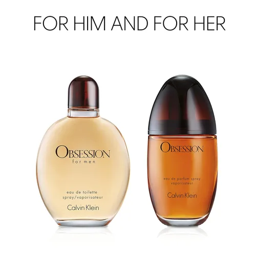 Miniatura 4 de Calvin Klein Obsession for Men Eau de Toilette - Ambery Colonia para hombre - Con notas de bergamota, mandarina, lavanda y almizcle - Fragancia