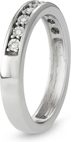 Miniatura 2 de Hdiamonds Anillo de plata de ley de 0,05 quilates con placas milagrosas