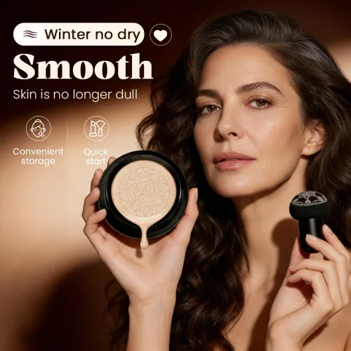 Miniatura 3 de Base para mujeres mayores, 2026 nuevo cojín de cabeza de hongos CC crema, hidratante de larga duración cobertura completa BB Cream Base para piel