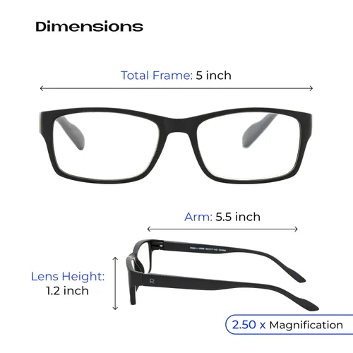 Miniatura 3 de Readerest Gafas de Lectura con Filtro de Luz Azul - Gafas Ligeras para Computadora con Bisagras de Resorte - Protección UV, Antirreflejos y Contra