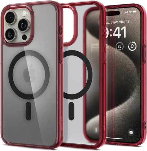 Miniatura 435 de Spigen Funda para iPhone 13 Mini, ultra híbrida MagFit [antiamarilleo] [compatible con Magsafe] - Transparente