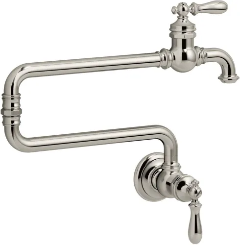 Miniatura 16 de KOHLER 99271-CP Artifacts Grifo de fregadero de cocina con boquilla extendida de 22 pulgadas, cromo pulido