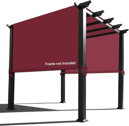 Miniatura 5 de Alion Home Cubiertas impermeables para pérgola – Toldo de repuesto universal para pérgola (14 x 6.5 pies, verde pera)