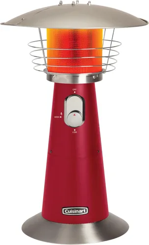 Miniatura 9 de Cuisinart Calentador portátil de patio de mesa, calentador de propano para exteriores de 11,000 BTU con interruptor de inclinación de seguridad