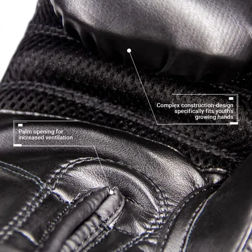 Miniatura 5 de Revgear Guantes de boxeo de la serie Combat para niños, diseñados para adaptarse a las manos de los niños, perfectos para artes marciales, Krav MAGA