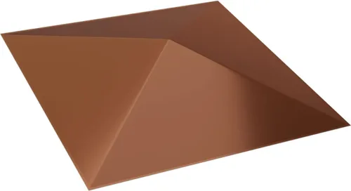 Miniatura 6 de Ekena Millwork 11 7/8 pulgadas de ancho x 11 7/8 pulgadas de alto Sellek EnduraWall Decorativo Panel de pared 3D, cobre