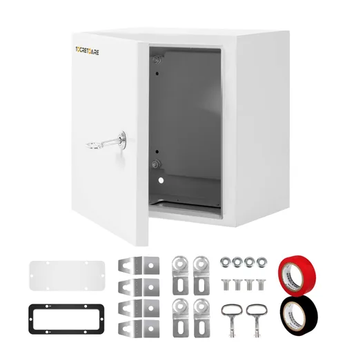 Miniatura 8 de Tocretoare Caja eléctrica para exteriores, caja de conexiones de acero 12 x 10 x 6 pulgadas, NEMA 4X Caja eléctrica IP66 impermeable y a prueba