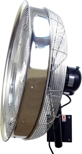 Miniatura 2 de HydroMist F10-14-006 - Ventilador oscilante de pared (24 pulgadas), 18", Negro