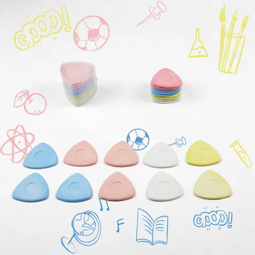 Miniatura 5 de Tiza de Sastre para Costura Marcador de Tela de Sastre Tiza para Acolchado, Accesorios de Suministros de Costura (10 Piezas)