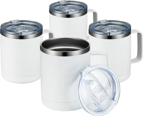 Miniatura 64 de MEWAY - Taza de café con asa, vaso térmico