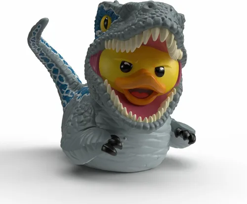 Miniatura 12 de Figura afelpada TUBBZ: figura coleccionable de Jurassic Park de tiranosaurio de cosplay, en forma de pato de goma suave afelpado T-rex (peluche)