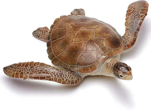 Miniatura 5 de Gemini&Genius Juguetes de Tortugas Marinas Figura de Acción de Animales Marinos, Juguete de Plástico de Tortuga Marina, Ideal para Baño de Niños