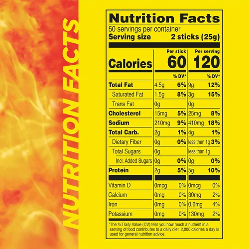 Miniatura 8 de Slim Jim - Palitos de carne ahumada, sabor original, 2g de proteína por palito, tamaño botana, 0.44 oz. (100 unidades)
