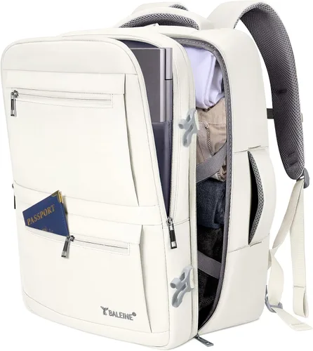 BALEINE Mochila de Viaje para Mujeres y Hombres, Mochila Grande y Resistente de Equipaje de Mano para Laptop, Regalos para Negocios, Casual, Fin de