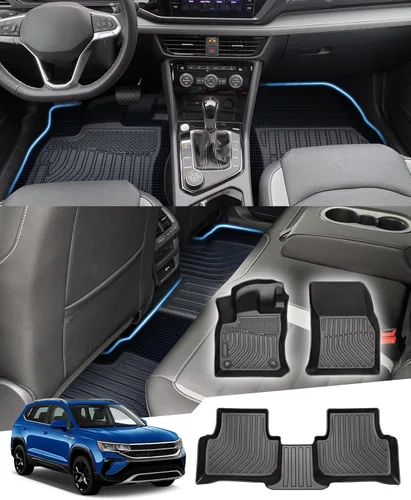 Miniatura 7 de Sunsdrew Alfombrillas TPE para todo tipo de clima, ajuste personalizado para Subaru Crosstrek 2018-2023/Impreza 2017-2023, negro, juego de 4 piezas