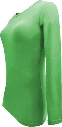 Miniatura 112 de Natural Uniforms Camiseta Under Scrub para mujer, cuello redondo, manga larga, paquete de 3, paquete múltiple de 3