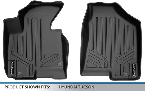 Miniatura 4 de SMARTLINER Juego de tapetes de piso de primera fila para Hyundai Tucson 2010-2013