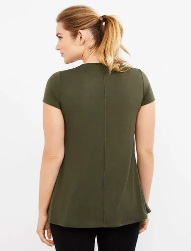 Miniatura 3 de Maternidad Plus tamaño Lift Up Relaxed Fit Tee de lactancia