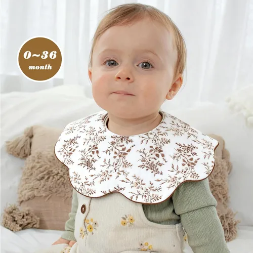 Miniatura 3 de EllieHouse Baberos para bebés para niñas y niños, paquete de 10 baberos de muselina de algodón para bebés y niños pequeños Azul bebé