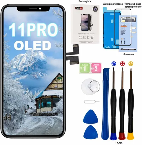 Miniatura 11 de EFAITHFIX para iPhone 11 Reemplazo de pantalla LCD de 6.1 pulgadas, ensamblaje de marco, pantalla LCD y digitalizador de pantalla táctil 3D con kit