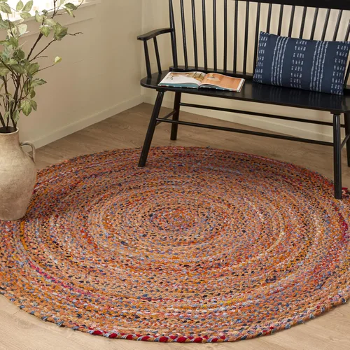 Miniatura 33 de SAFAVIEH Braided Collection - Alfombra de pasillo, 2 pies 3 pulgadas x 8 pies, color negro y azul, hecho a mano, reversible, ideal para dormitorio