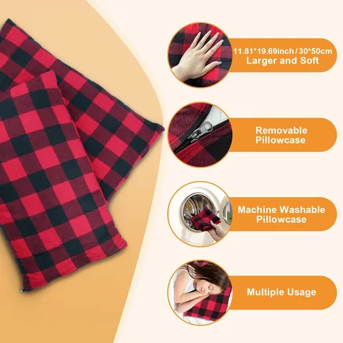 Miniatura 7 de Saco de dormir doble de franela para adultos con 2 almohadas, sacos de dormir para 2 personas, camping, XXL, tamaño Queen, saco de dormir para dos