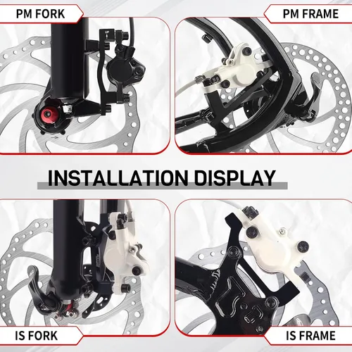 Miniatura 7 de BUCKLOS PM/es Adaptador de montaje de pinza de freno de disco delantero 180/7.992 in Accesorios de piezas de engranajes, adaptador de rotor