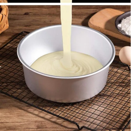 Miniatura 2 de XZJMY Paquete de 5 moldes para pasteles de 5 x 2 pulgadas, mini molde para tartas, molde redondo de aluminio, utilizado para reuniones familiares