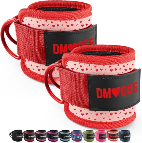 Miniatura 40 de DMoose Fitness Ankle Strap for Cable Machine - One Size Fit with Premium Padding Cuffs, Ankle Bands for Working Out, Booty Workouts, Leg Extension