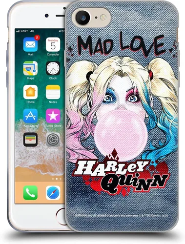 Miniatura 32 de Head Case Designs Funda de gel suave con licencia oficial de Batman DC Comics Love Hate Joker Harley Quinn Graphics [protección de grado militar]