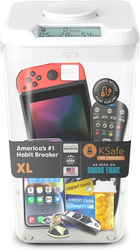 Kitchen Safe: El Recipiente con Bloqueo por Tiempo, Cárcel para Celular, Caja de Bloqueo para Medicamentos, Rompe Malos Hábitos, Deja de Fumar, Deja