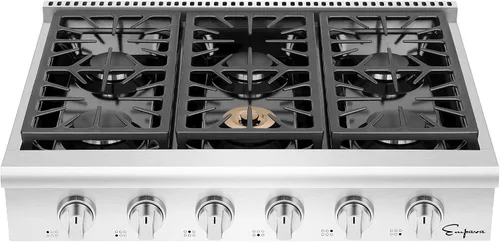 Miniatura 9 de Empava Estufa de gas de 30 pulgadas con 5 quemadores sellados Italy Sabaf de 3ª generación en acero inoxidable, 30 pulgadas