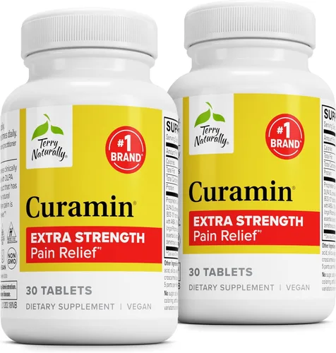 Miniatura 12 de Terry Naturally Curamin Extra Strength - Curcumin & Boswellia Supplement for Healthy Circulation Support - Turmeric Supplement to Support Joints