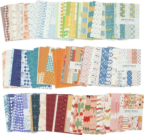 450 hojas de papel vintage para álbumes de recortes, papel decorativo estético, papel decorativo para manualidades, papel de papelería para