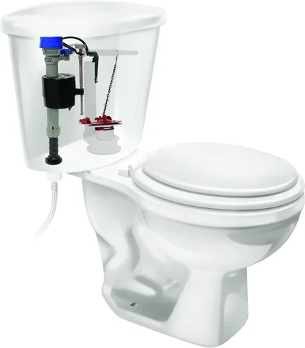 Miniatura 4 de Fluidmaster K-400H-040-T5 PerforMAX Kit de reparación de inodoro con válvula de llenado y aleta de 3 pulgadas, multicolor