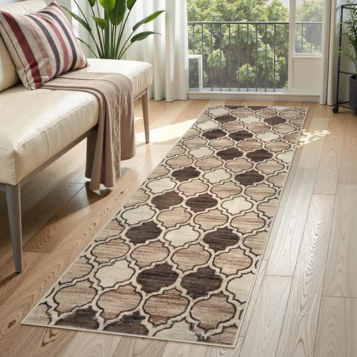 Miniatura 20 de Lahome Alfombra marroquí para pasillo – Alfombra antideslizante lavable de 2 x 6 pies con parte trasera de goma, suave y no desprende pelo, alfombra