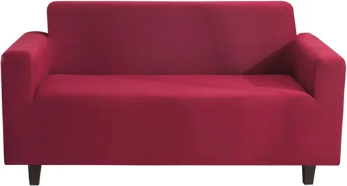 Miniatura 8 de Fundas de sofá de color liso, funda elástica para sofá, protector universal de muebles, suave, lavable, con parte inferior elástica, fundas de sofá