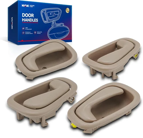 Miniatura 10 de KAX Manija de puerta exterior de ABS para conductor, 4 piezas, compatible con Toyota Tundra 2007-2019; reemplaza