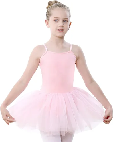 Stelle - Vestido de bailarina para niña, con leotardo, estilo canesú, para gimnasia o ballet (para niñas pequeñas y grandes)