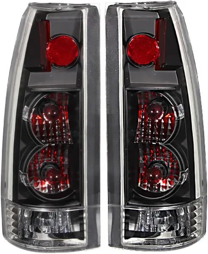 Anzo USA 211144 Chevrolet Luz Trasera Generación Nueva Negra Transparente - (Se Vende en Pares)