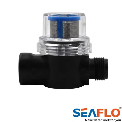 Miniatura 4 de SEAFLO Filtro de filtro en línea para bomba de agua (51S01) - Entrada/salida NPSM de 1/2 pulgada - Reemplazo de RV - Compatible con bombas Shurflo