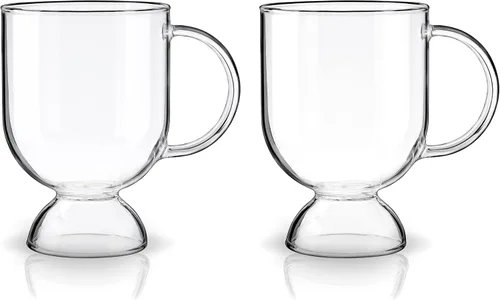 Miniatura 9 de Viski Vasos de café irlandés, taza de vidrio caliente Toddy para vino caliente, sidra con pinchos, ponche de huevo, taza de café transparente, juego
