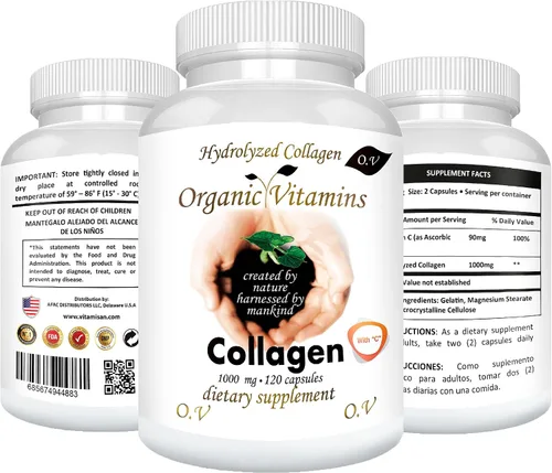 Miniatura 3 de 120 cápsulas de suplemento súper avanzadas para piel, uñas y cabello, súper colágeno + C