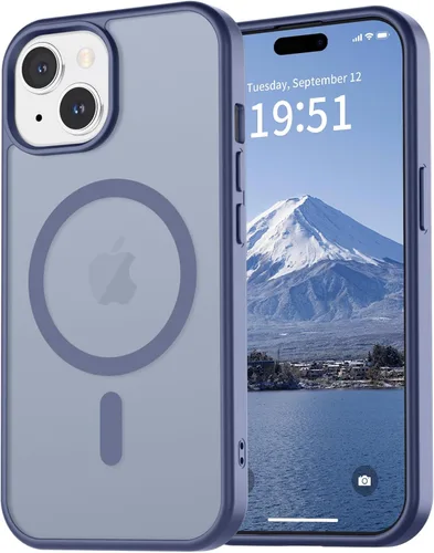 Miniatura 45 de vnnink para iPhone 12 y iPhone 12 Pro, funda de teléfono celular translúcida con protección contra caídas de grado militar, mate magnética