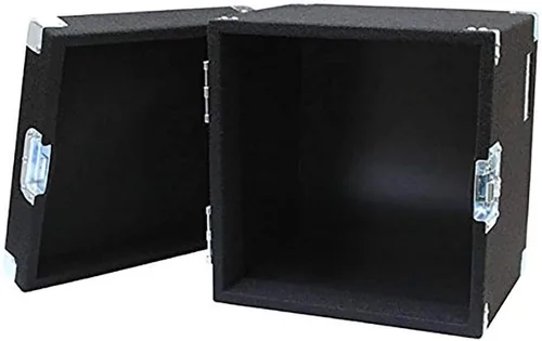 Miniatura 7 de Odyssey CLP100P Carpeted Pro Lp caso con hardware empotrado para 100 Lp de vinilo