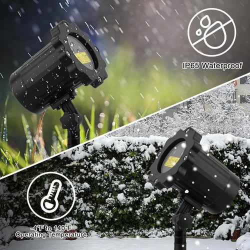 Miniatura 4 de Luces de Proyector de Halloween al Aire Libre, Luces de Proyector Láser de Halloween Impermeables con Control Remoto, Luces de Proyector