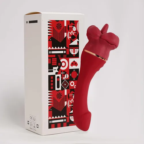 Miniatura 7 de Juguetes sexuales con vibrador de punto G, juguete sexual femenino adulto con 10 frecuencias vibratorias y 10 frecuencias de lamer la lengua
